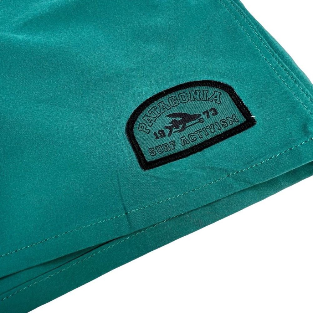 Patagonia Hydropeak Volley Shorts 16" Men's Team Surf Activist Borealis Green - Picture 5 of 10